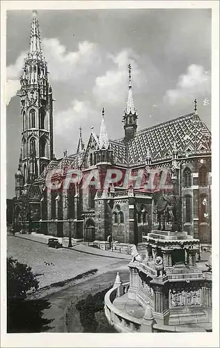 Cartes postales moderne Budapest l'eglise couronement de budavar