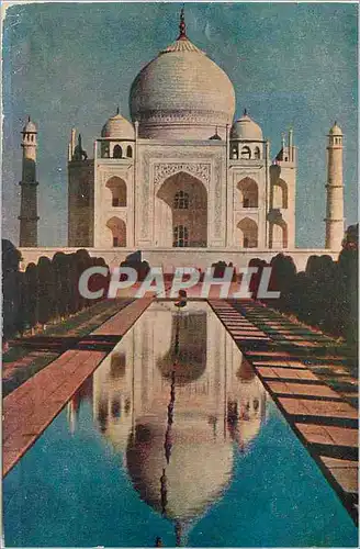 Cartes postales moderne Taj mahal agra reflection view