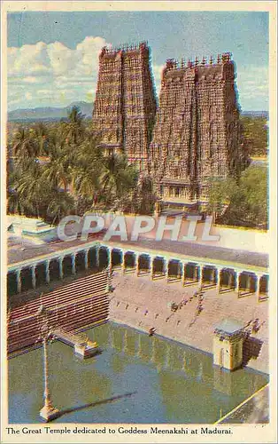 Cartes postales moderne The great temple dedicated to goddess meenakshi at madurai