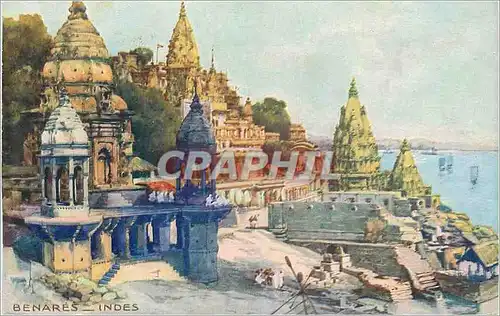 Moderne Karte Indes benares