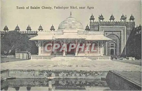 Moderne Karte Tomb of salaim chesty fathhpur sikri near agra