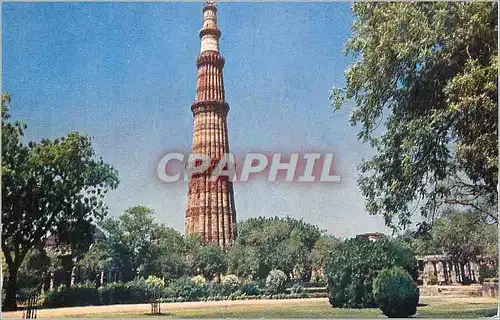 Moderne Karte Kuth minar delhi built by kurb ud din in 12 th century a d