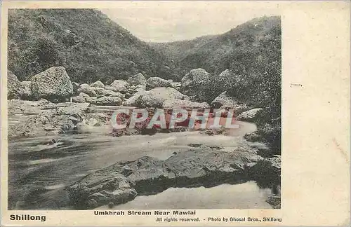 Cartes postales Shillon umkhrah stream near mawlai
