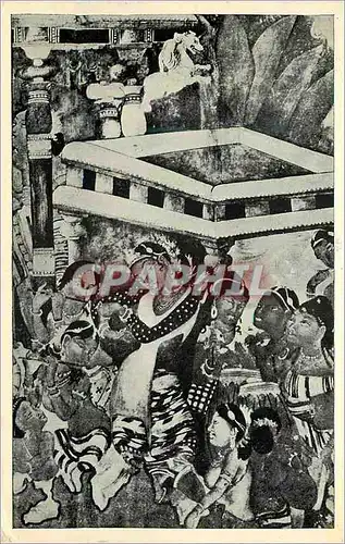 Cartes postales moderne a dance scene cave ajanta