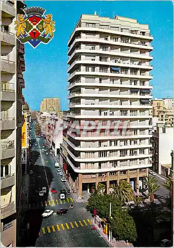 Cartes postales moderne Casablanca armoiries de la ville et avenue mohamed V