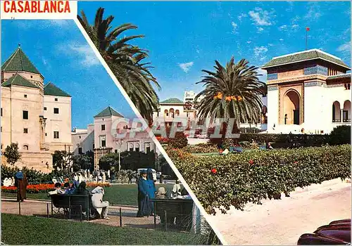 Moderne Karte Casablanca place des houbous