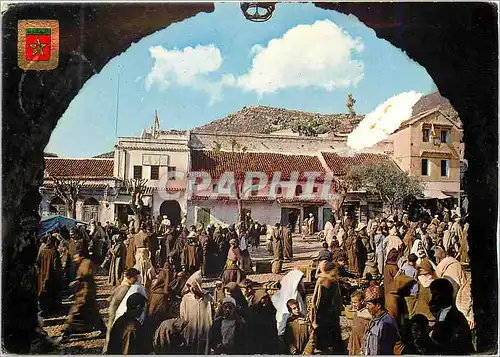 Moderne Karte Chaouen champ du bain et tribunal