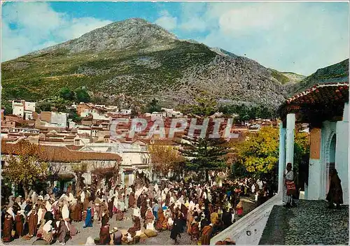 Moderne Karte Chaouen place du marche