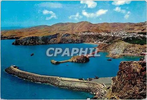 Moderne Karte El hoceima vues du port et ville