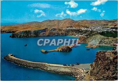 Moderne Karte El hoceima vues du port et ville