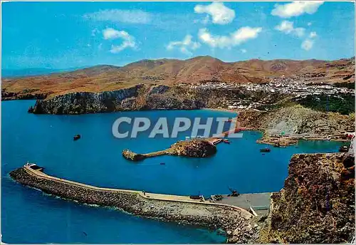 Moderne Karte El hoceima vues du port et ville