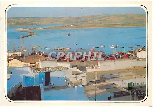 Cartes postales moderne El hoceima vue generale sur le port
