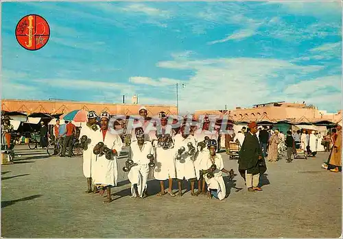 Moderne Karte marrakech gnaoues plage diema el fna