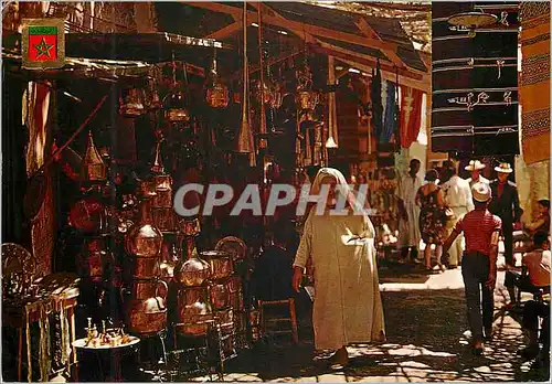 Moderne Karte Maroc typique