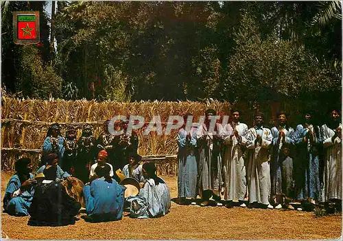 Moderne Karte Maroc typique groupes folkloriques de t