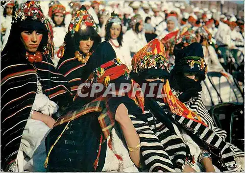 Moderne Karte Scenes et types du maroc