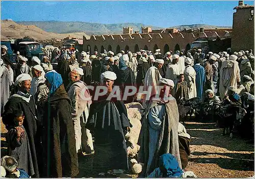 Moderne Karte Maroc typique le jour du souk