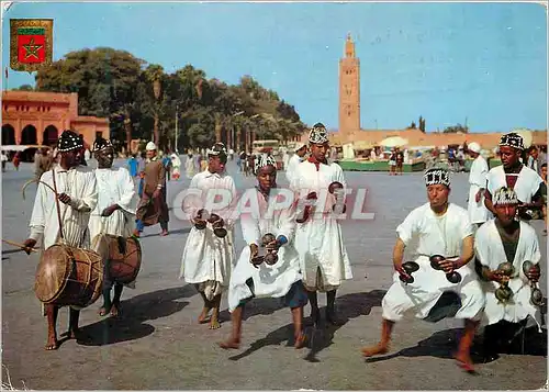 Moderne Karte Maroc typique