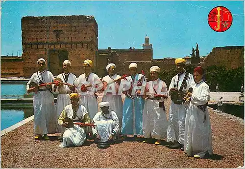 Moderne Karte Folklore marocain danse