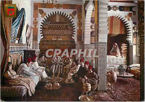 Moderne Karte Maroc typique ceremonie nuptiale