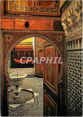 Cartes postales moderne Marrakech palais de la bahia appartement de la favorite