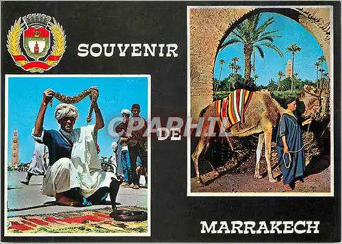 Moderne Karte Marrakech souvenir