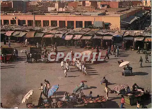 Moderne Karte Marrakech place jamaa fna