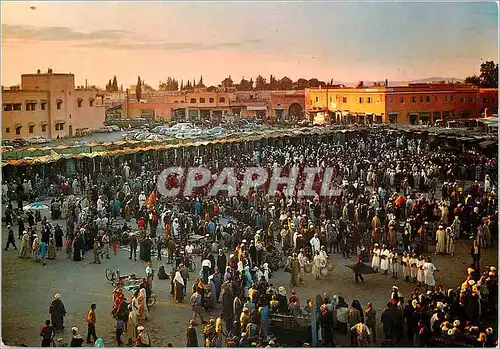 Moderne Karte Marrakech place djemaa el fna