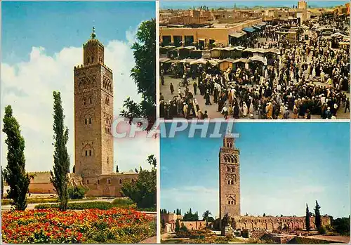 Moderne Karte Maroc souvenir de marrakech