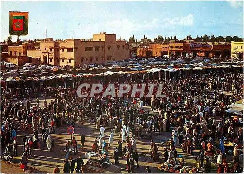 Moderne Karte Marrakech place djemaa el fna