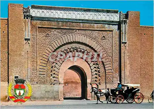 Cartes postales moderne Marrakech armoiries de la ville bag agnaou