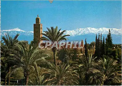 Moderne Karte Marrakech koutoubia grand atlas