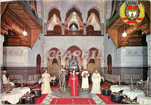 Cartes postales moderne Marrakech armoiries de la ville restaurant el garnatta