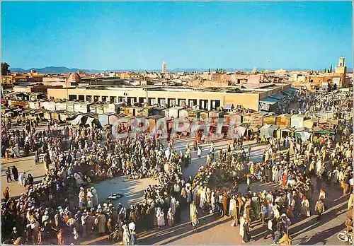 Cartes postales moderne Marrakech place djemma el fna