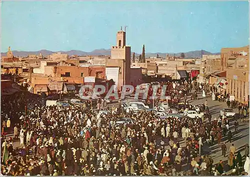 Moderne Karte Marrakech place djemaa el fna