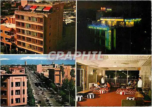 Moderne Karte Marrakech gueliz le maroc pittoresque hotel el mouaiamid Avenue Mohammed V