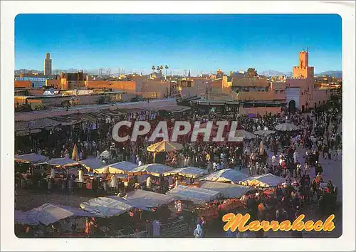 Moderne Karte Marrakech la place djemaa el fna