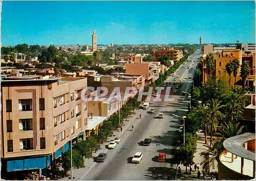 Cartes postales moderne Marrakech avenue mohamed V