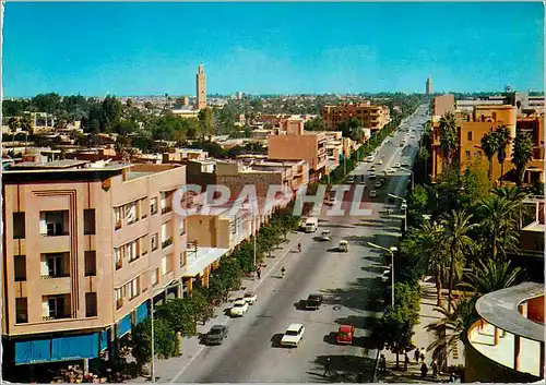 Moderne Karte Marrakech avenue mohamed V