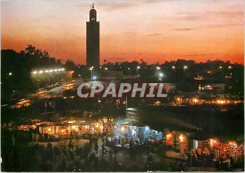 Cartes postales moderne Marrakech coucher du soleil