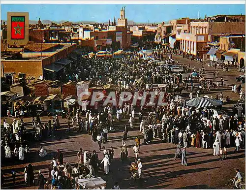 Cartes postales moderne Marrakech place djemaa el fna