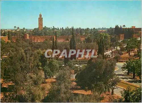 Cartes postales moderne Marrakech vue generale
