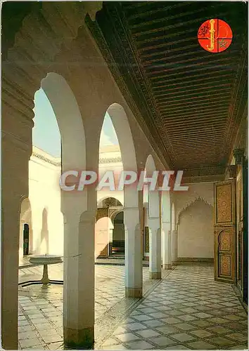 Cartes postales moderne Marrakech Palais de la Bahia Cour des appartements des 4 Femmes