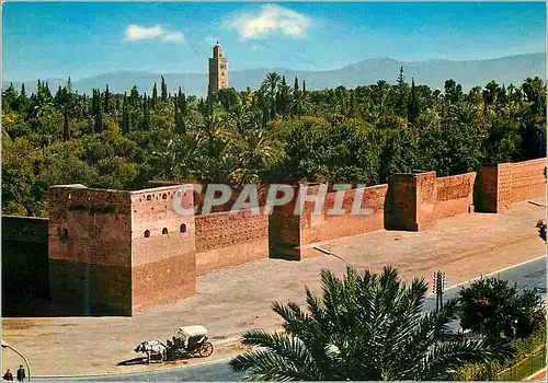 Cartes postales moderne Marrakech Les Remparts