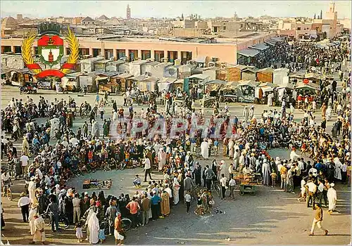 Moderne Karte Marrakech Place Djemaa el Fna