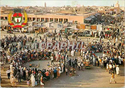 Cartes postales moderne Marrakech Place Djemaa et Fna