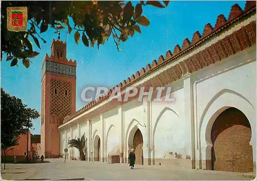 Moderne Karte Marrakech Mosquee de Tombes Saadiennes