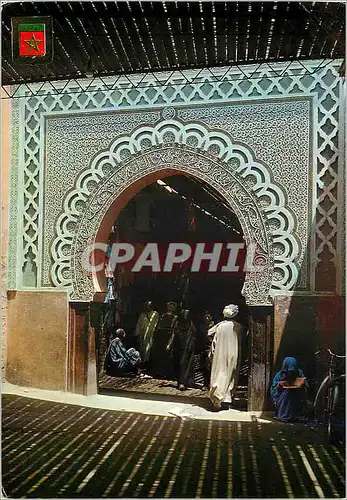 Cartes postales moderne Marrakech Porte du Souk Smarine
