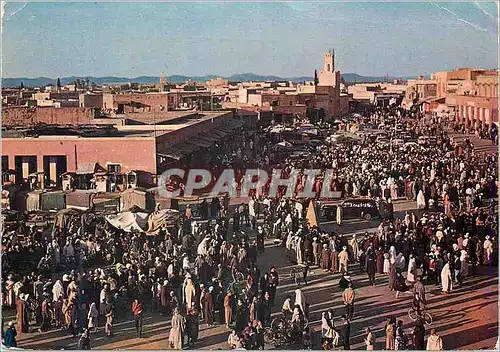 Moderne Karte Marrakech Place Djemaa El Fna