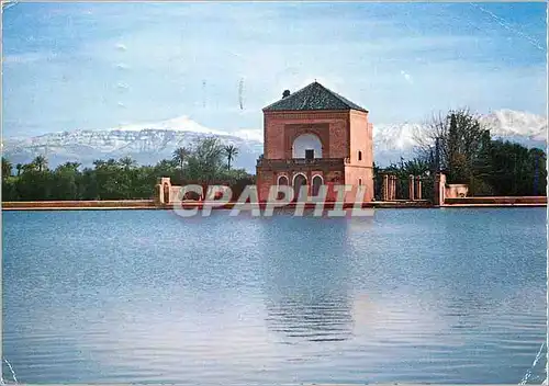 Cartes postales moderne Marrakech Le Pavillon et bassin